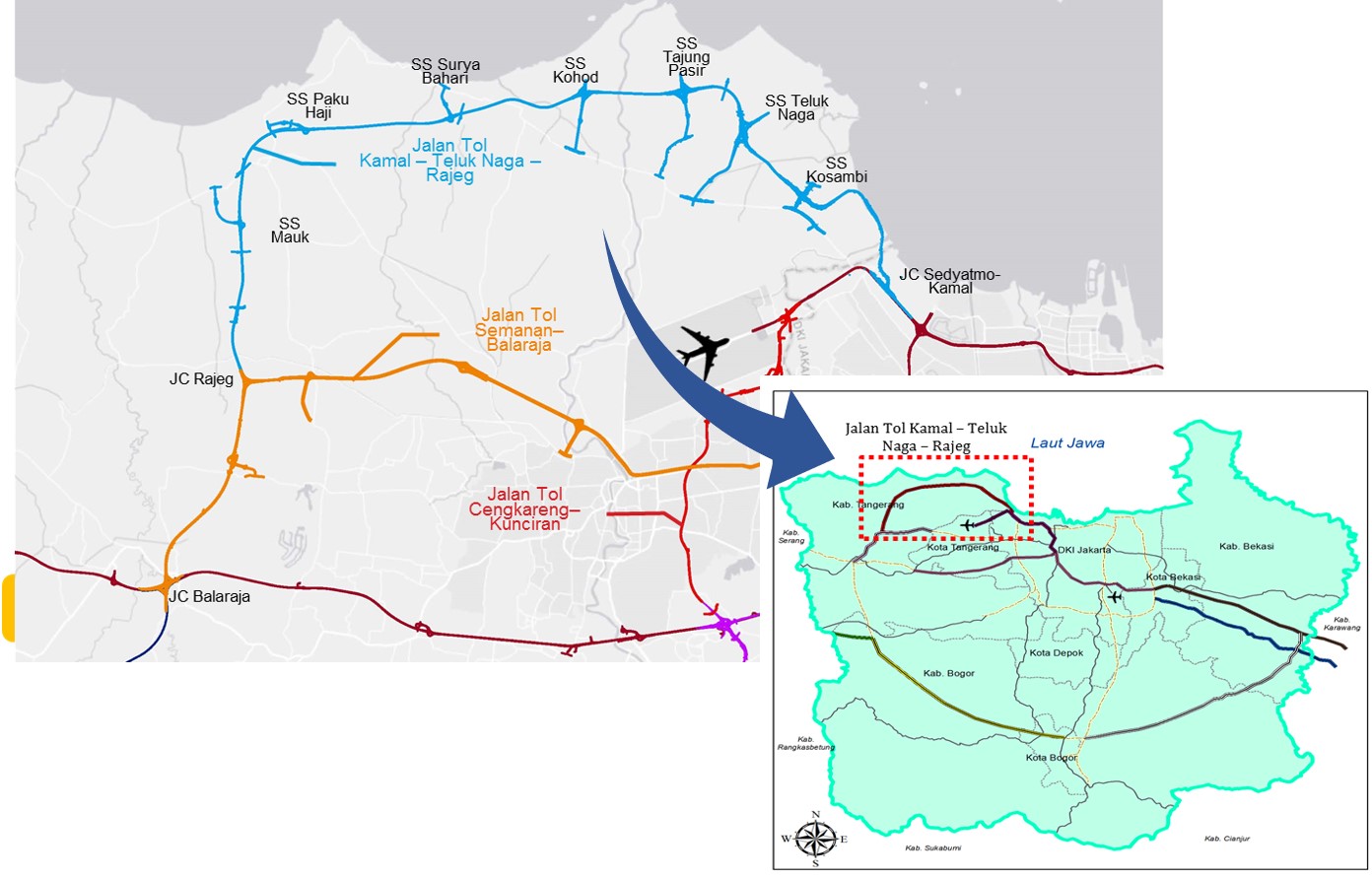 Jalan Tol Kamal - Teluk Naga - Rajeg