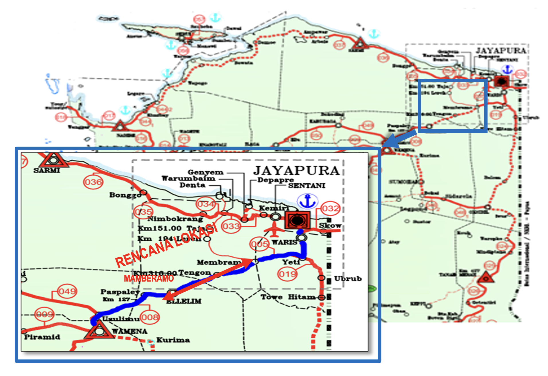 Jalan Trans Papua (Ruas Mamberamo - Elelim)